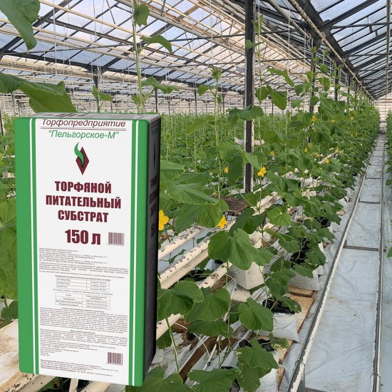 Субстрат Пельгорское-М торфяной питательный 150 л