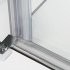Душевая дверь WasserKraft Salm 27I стекло прозрачное 100х200 см профиль хром 6 мм поворотная (27I12)