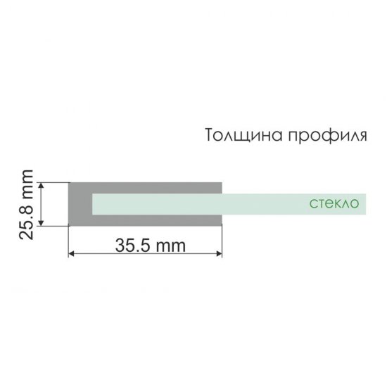 Душевая дверь складная стекло прозрачное WasserKraft Weser 78F 90х200 см профиль хром (78F04)