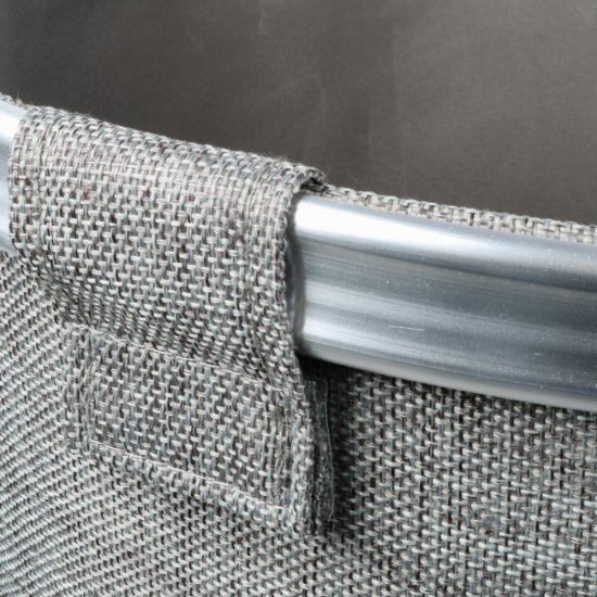 Корзина для белья Fixsen Laundry d380х600 мм 80 л серая (FX-1031А)