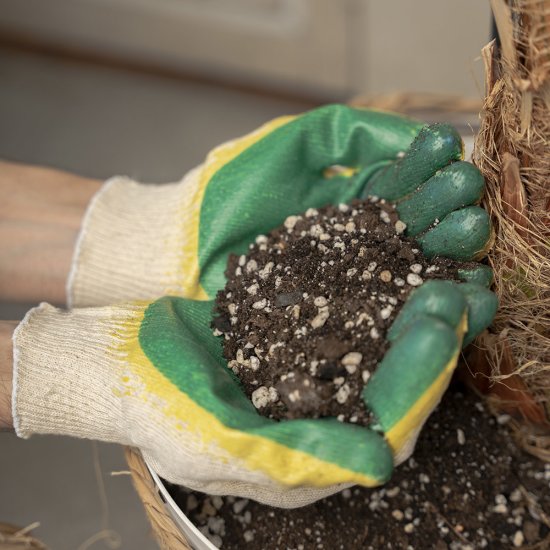 Перчатки х/б с двойным латексным обливом XL