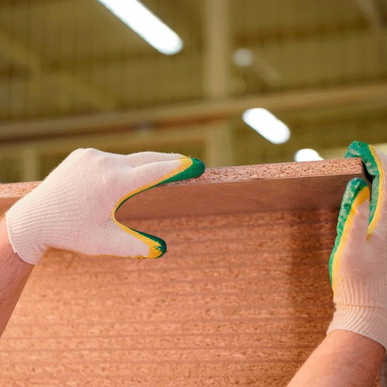 Перчатки х/б с двойным латексным обливом XL