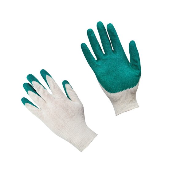 Перчатки х/б с латексным обливом XL