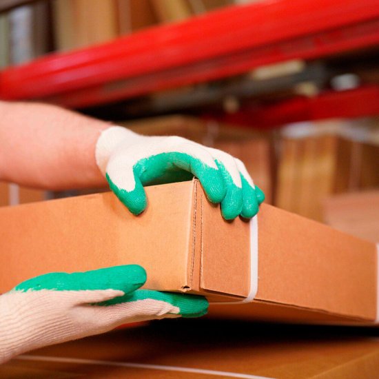 Перчатки х/б с латексным обливом XL