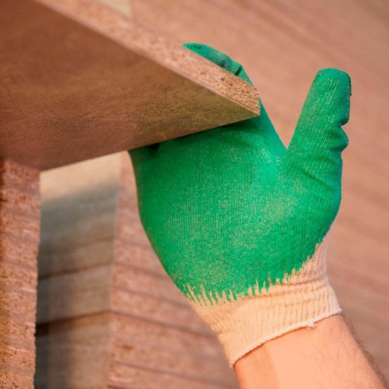 Перчатки х/б с латексным обливом XL