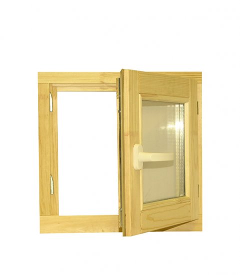 Окно деревянное Timber&style 460х470х45 мм 1 створка поворотная