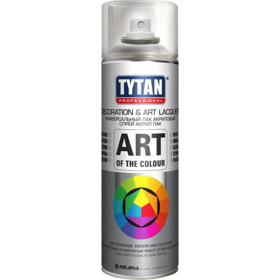 Аэрозольный лак Tytan PROFESSIONAL ART OF THE COLOUR