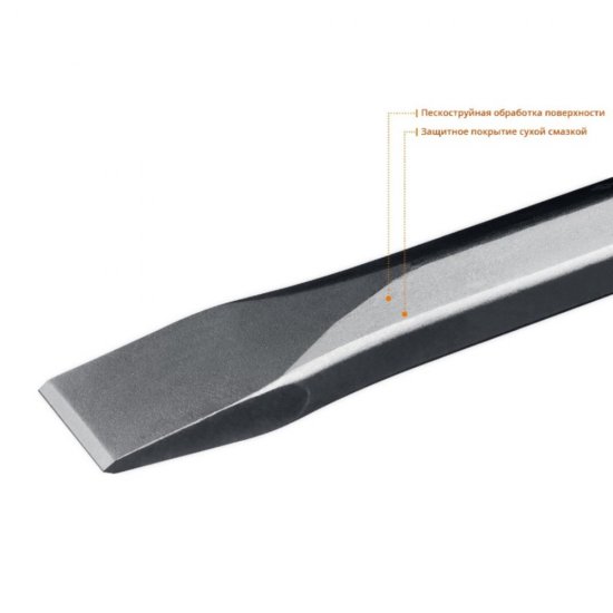 Зубило плоское HEX 28,6 Зубр (29380-35-400) 35х400 мм