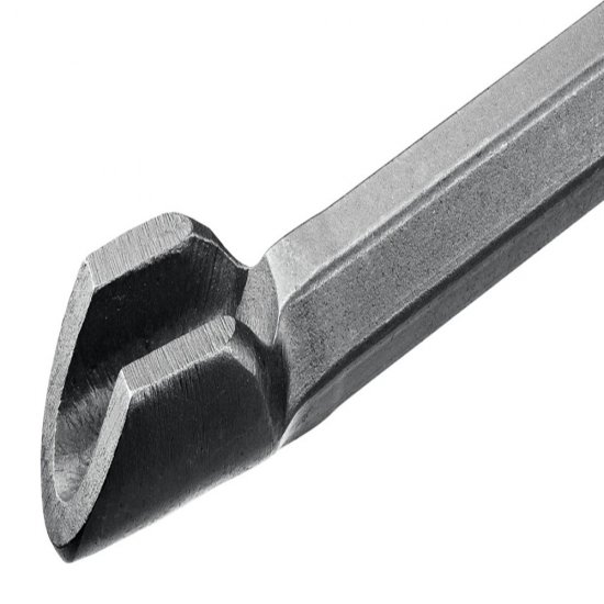 Зубило полукруглое SDS-plus Зубр (29366-22-250_z01) 22х250 мм