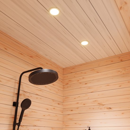 Вагонка осина Софтлайн сорт А 16х93х2700 мм S раб.= 2,35 кв.м сращенная