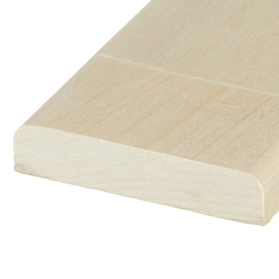 Раскладка гладкая 45х12х2400 мм сорт А сращенная осина