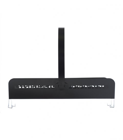 Дровница 111-R9005 черная стальная