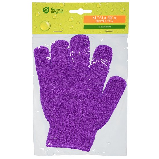 Мочалка Банные штучки Перчатка нейлон (40025)