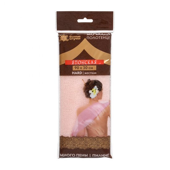 Мочалка Банные штучки Японская нейлон (40370)