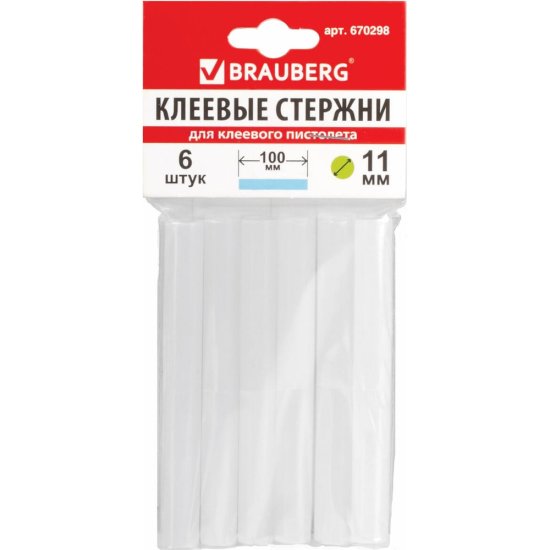 Клеевые стержни BRAUBERG 670298