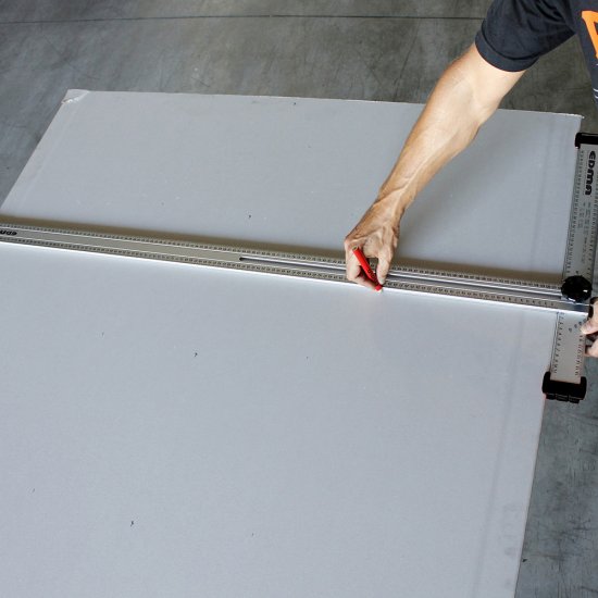 Угольник для разметки гипсокартона 1270 мм Edma