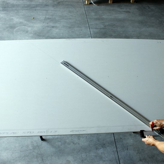 Угольник для разметки гипсокартона 1270 мм Edma