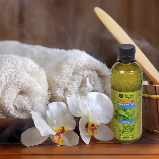 Ароматизатор для бани и сауны Банные штучки Вкусный пар Мята 350 мл (32228)