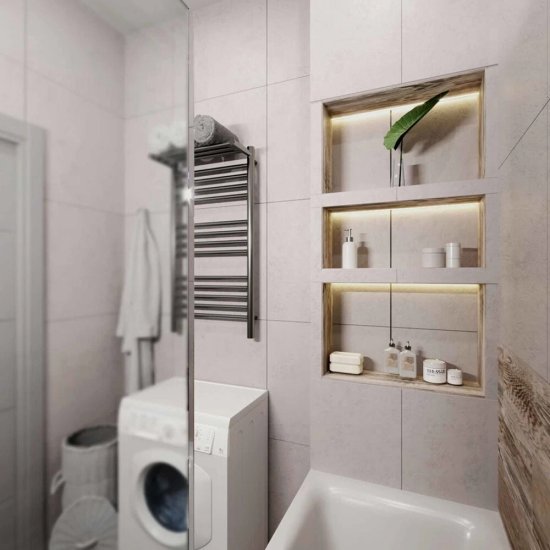 Керамогранит Estima Loft LF01 светло-серый 300х300х8 мм (17 шт.=1,53 кв.м)