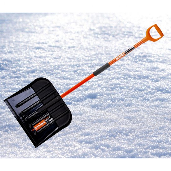 Лопата снеговая Amigo поликарбонат с алюминиевым черенком 1500х460 мм (78011)