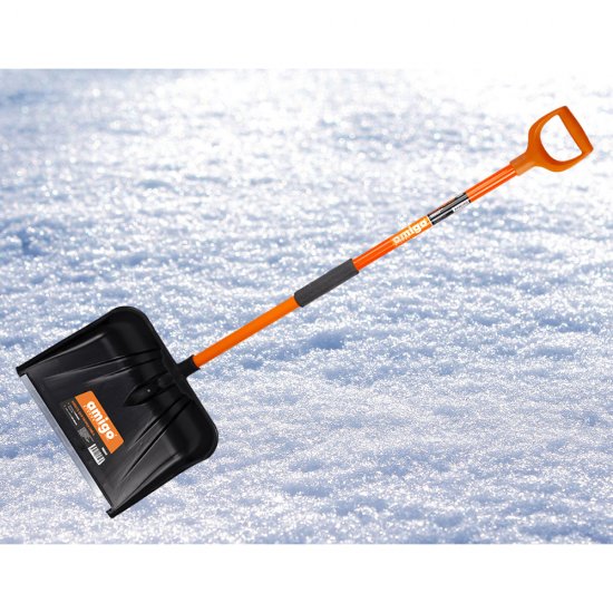 Лопата снеговая Amigo полипропилен с алюминиевым черенком 1400х450 мм (78000)