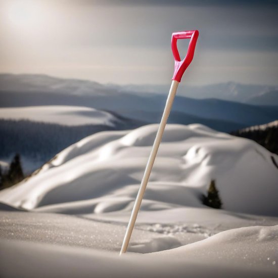 Черенок деревянный высший сорт  для снеговых лопат 1160 мм d32 мм (011305)