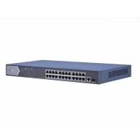 Двадцатичетырехпортовый неуправляемый коммутатор Hikvision DS-3E0526P-E/M
