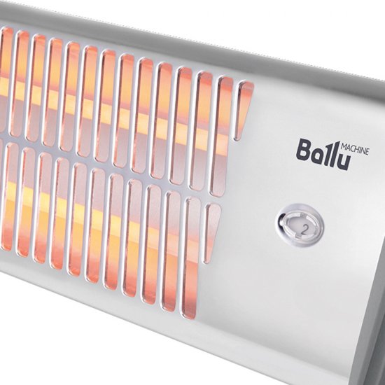 Обогреватель инфракрасный Ballu BIH-LW-1.2 (НС-1173720) настенный 1200 Вт кварцевый 550х115х150 мм