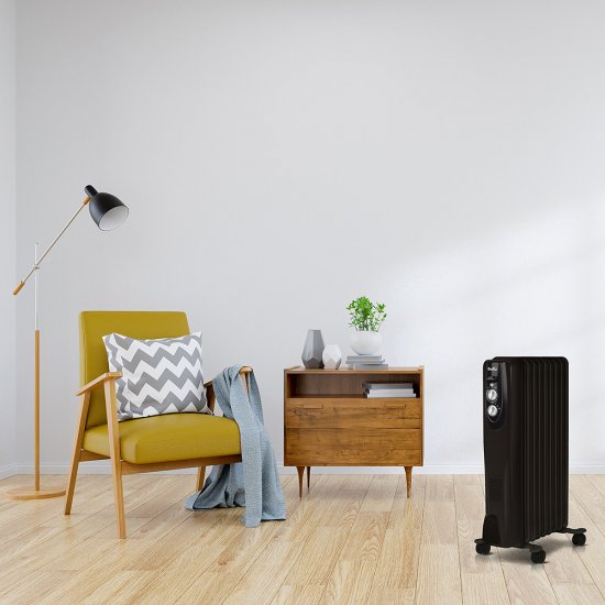 Обогреватель масляный Ballu Classic black 2000 Вт 9 секций (НС-1050889)
