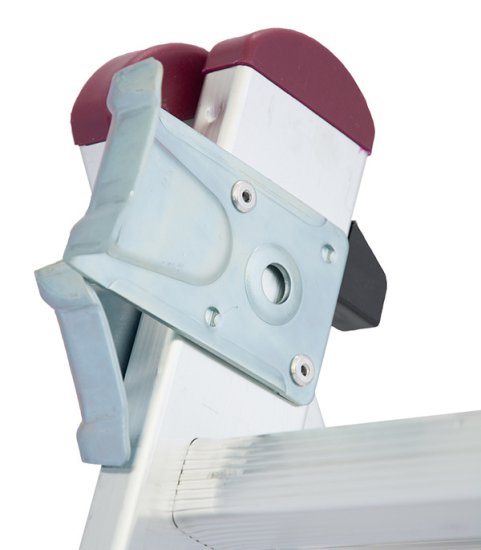 Лестница алюминиевая трансформер трехсекционная 9 ступеней Krause универсальная