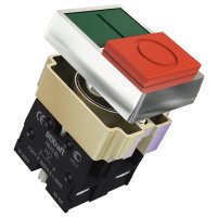 Переключатель кулачковый Dekraft ПЕ-22 220 В 1НО+1НЗ IP54 2P красный/зеленый (25063DEK)