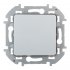 Переключатель Legrand Inspiria одноклавишный встраиваемый алюминий (673682)