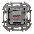Переключатель Legrand Inspiria одноклавишный встраиваемый антрацит (673683)