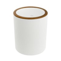 Ведро для мусора Fixsen White Boom FX-412-6 с крышкой 5 л пластик белое