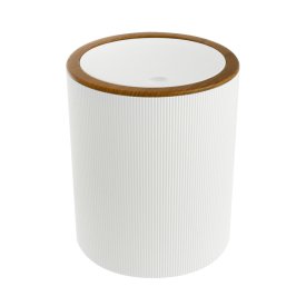 Ведро для мусора Fixsen White Boom FX-412-6 с крышкой 5 л пластик белое