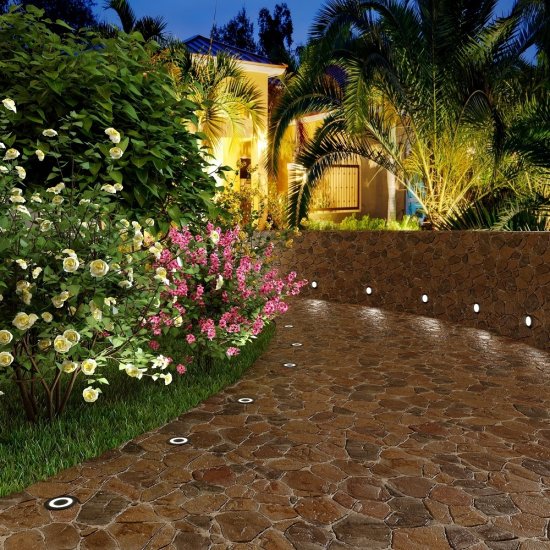 Подсветка для лестниц встраиваемая светодиодная черная 3 Вт 4000К IP65 Elektrostandard Step 4 (a049752)