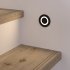 Подсветка для лестниц встраиваемая светодиодная черная 3 Вт 4000К IP65 Elektrostandard Step 4 (a049752)