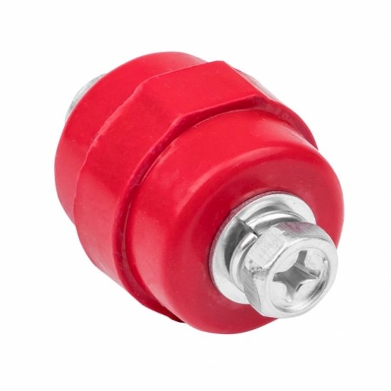 Изолятор EKF PROxima SM-25 IP30 275 А с болтом и шайбой пластиковый красный (10 шт.) (plc-sm-25)