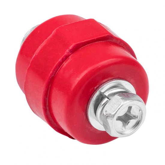 Изолятор EKF PROxima SM-30 IP30 380 А с болтом и шайбой пластиковый красный (10 шт.) (plc-sm-30)