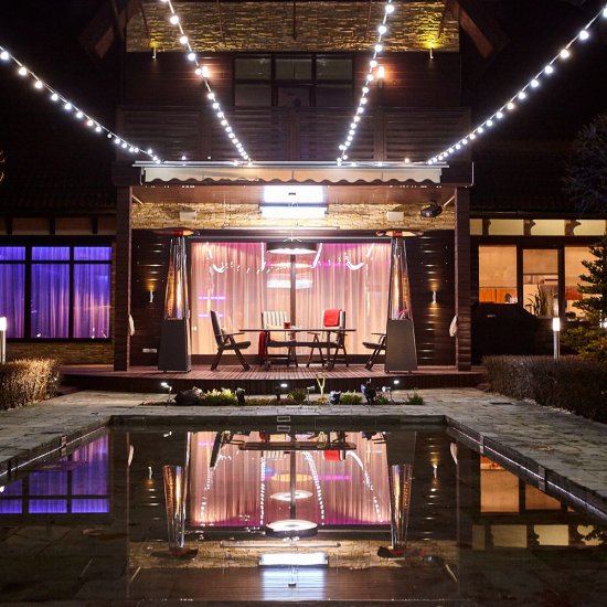 Камин инфракрасный Ballu Flame уличный газовый 847х2315х770 мм (BOGH-15)