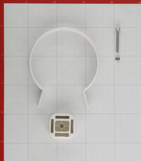 Хомут трубы Docke Lux пластиковый d100 мм пломбир RAL 9003