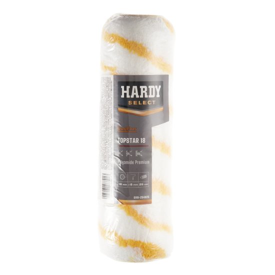 Валик полиамид 250 мм d48 мм ворс 18 мм для водной основы без ручки Hardy Select TopStar