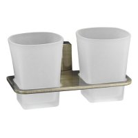 Двойной стеклянный держатель WasserKraft Exter K-5228D
