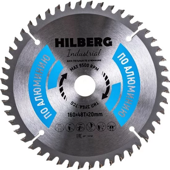 Пильный диск по алюминию Hilberg Hilberg Industrial