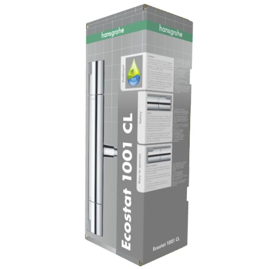 Смеситель для душа без излива Hansgrohe Ecostat термостатический без лейки хром (13211000)