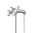 Смеситель для ванны термостатический Hansgrohe Ecostat хром с коротким изливом без лейки