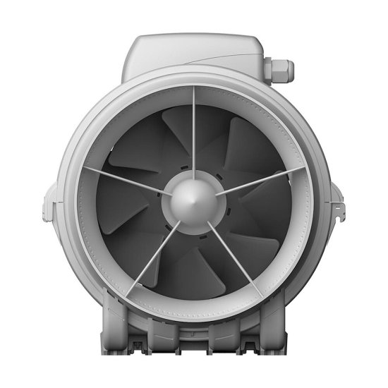 Вентилятор канальный осевой Era Pro Typhoon d200 мм белый
