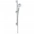 Душевой комплект Hansgrohe Crometta с лейкой со стойкой хром/белый (26533400)