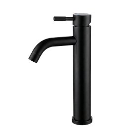 Смеситель для раковины высокий ARGOtech Solid однорычажный черный (35-14 SOLID black)