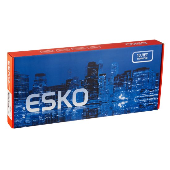 Смеситель для кухни Esko K15 хром с высоким изливом с вытяжной лейкой однорычажный (К15 LED)